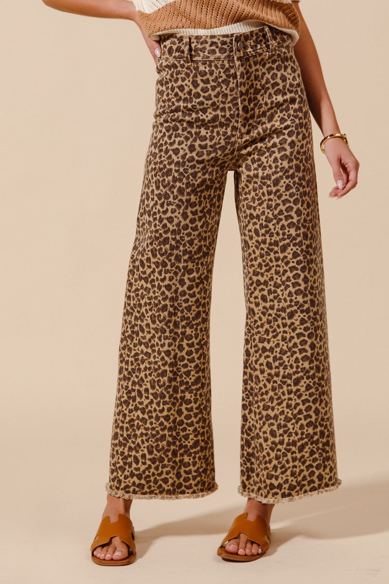 Pants leopard twill – Ground North Boutique