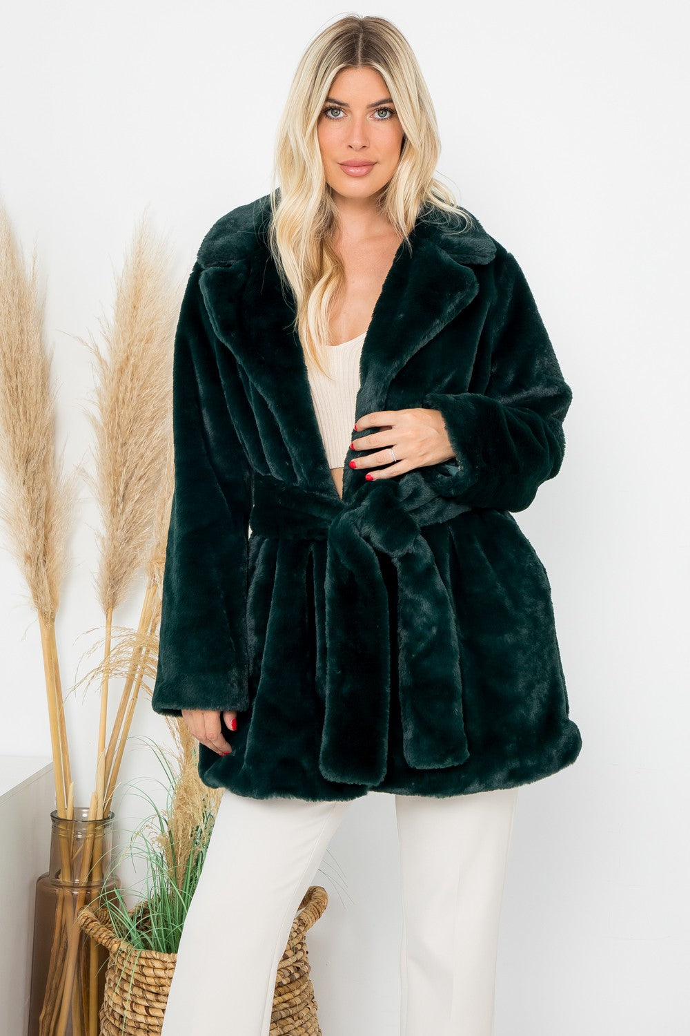 Soft Faux Fur Coat