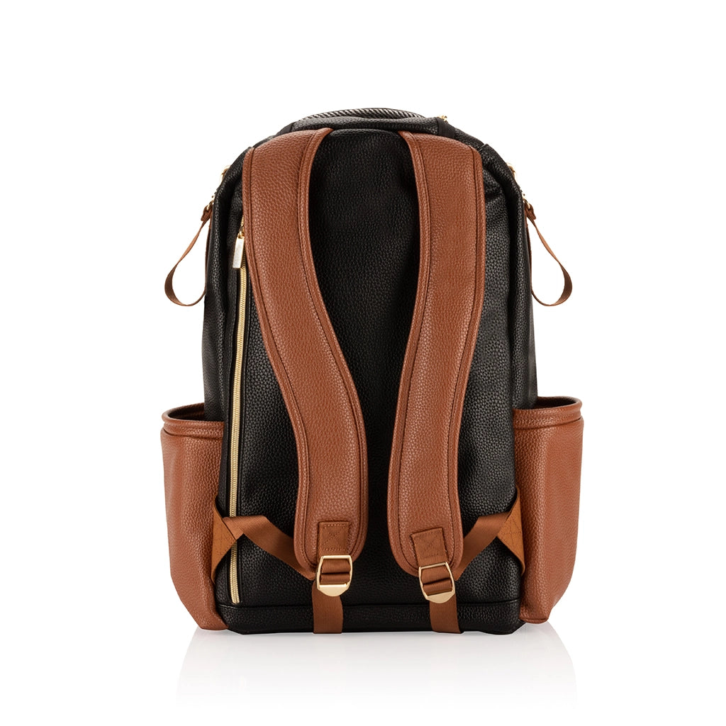 itzy ritzy mini backpack coffee and cream The feet also provide enough structure to keep the bag upright when on the ground Itzy Ritzy Coffee & Cream