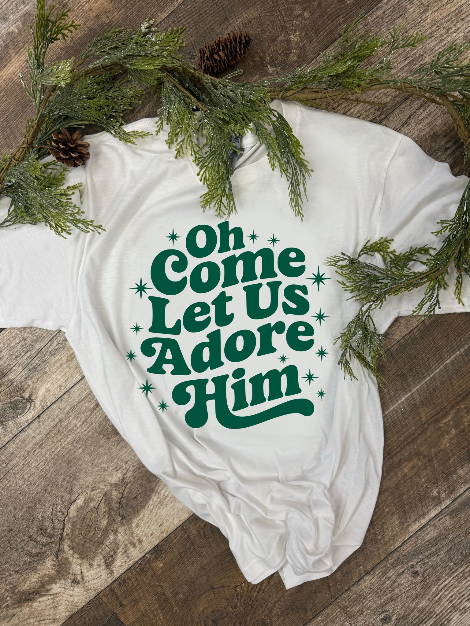 Oh Come Let Us Adore Him Graphic