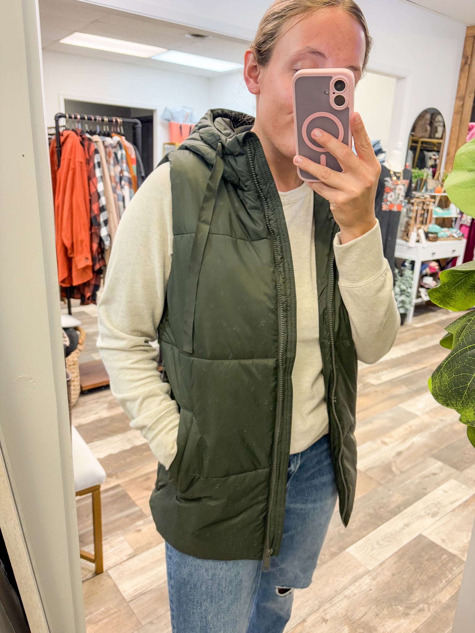 Longline Padded Vest