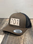 Custom Leather Patch ND Snapback