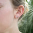 White Heart Stud Earrings - Ground North Boutique