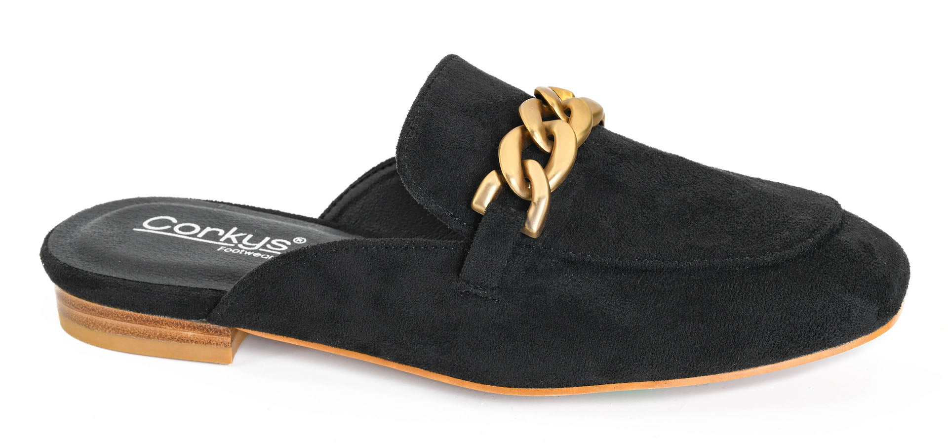 Corkys Keepsake Faux Suede Mules