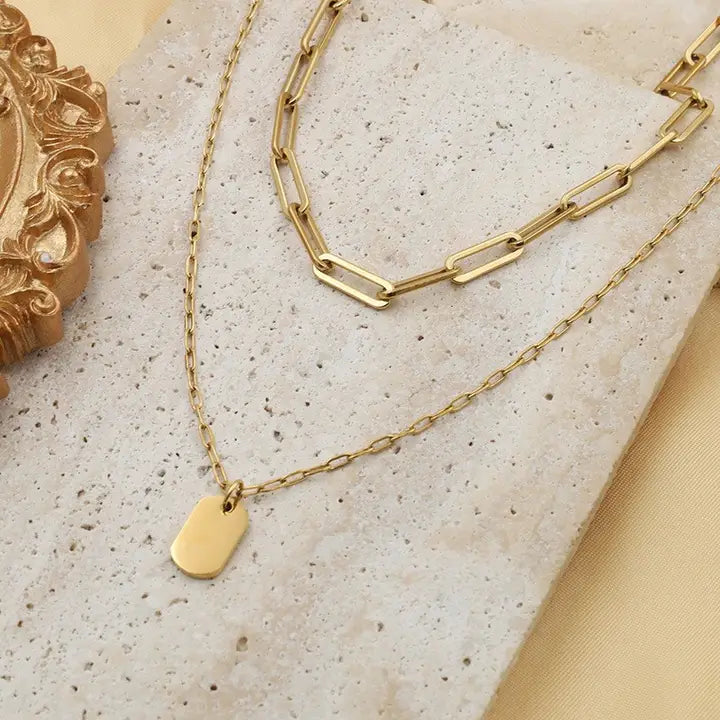 Layered 18K Necklace