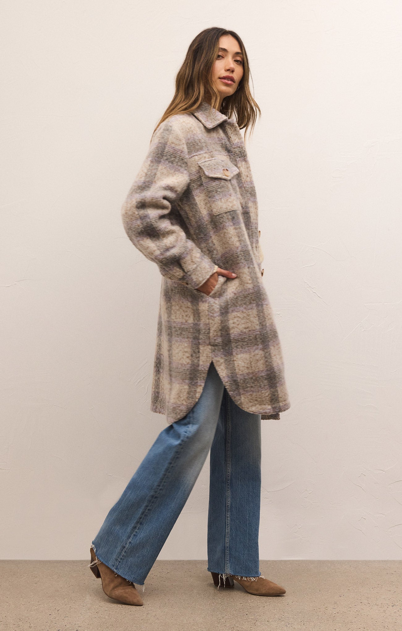 ジャケット・アウター Ground-Y Collar rib Long shirt /coat Z Supply Sonoma Long Plaid Shirt Jacket – Ground North Boutique