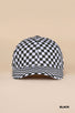Checkered Print Cap