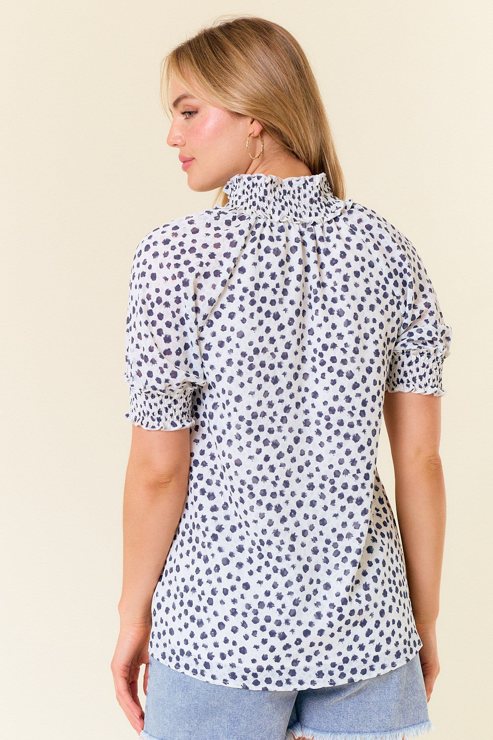 Blouse dot print