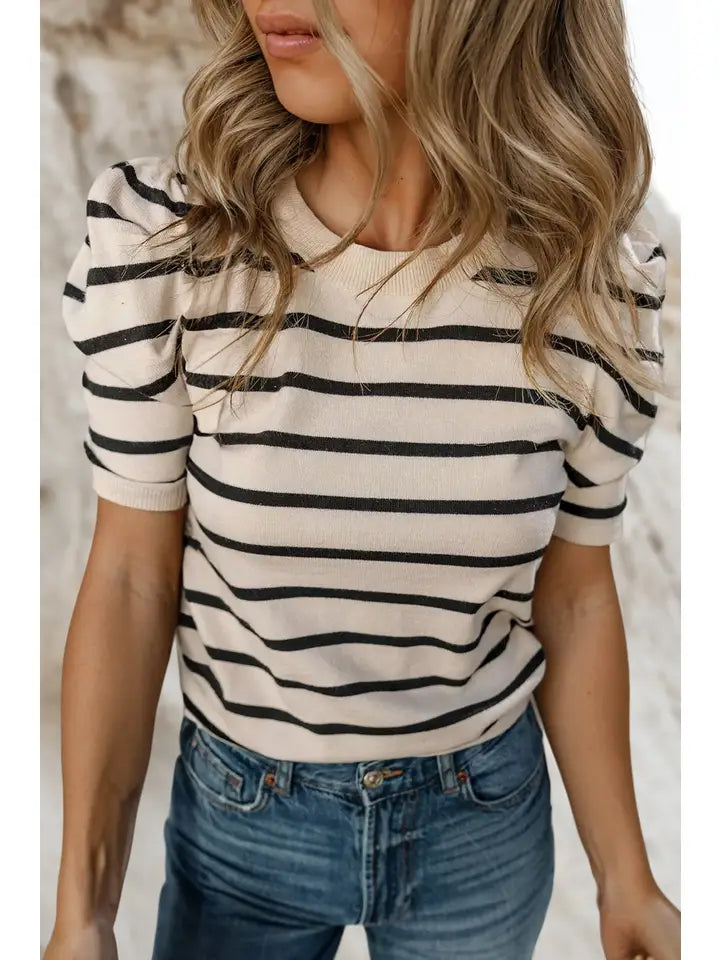 Bubble sleeve top