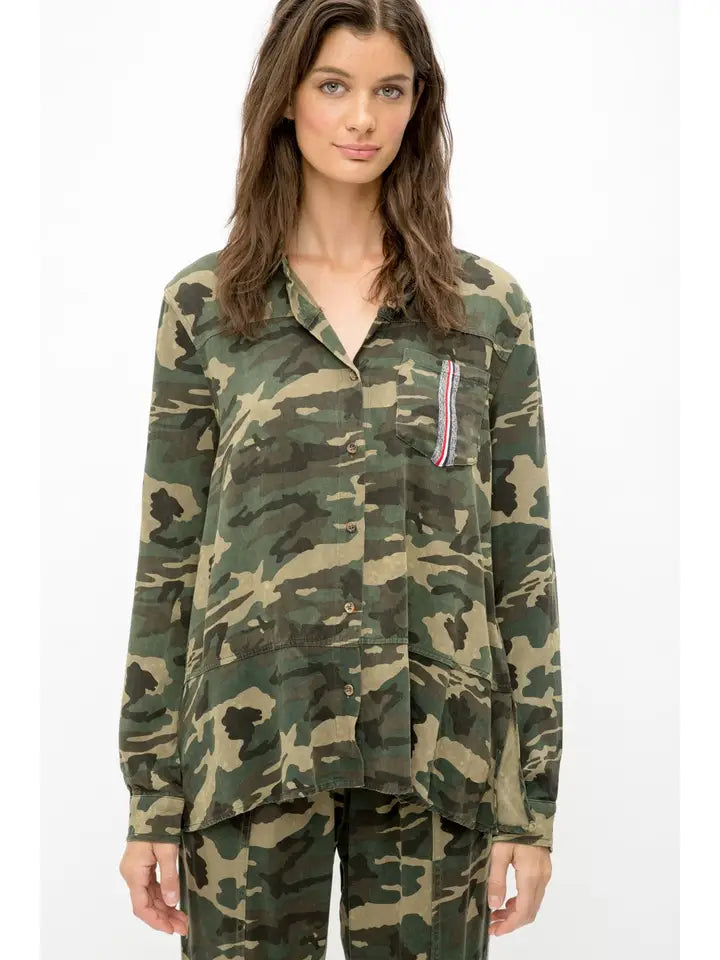 Camo Print Shirt
