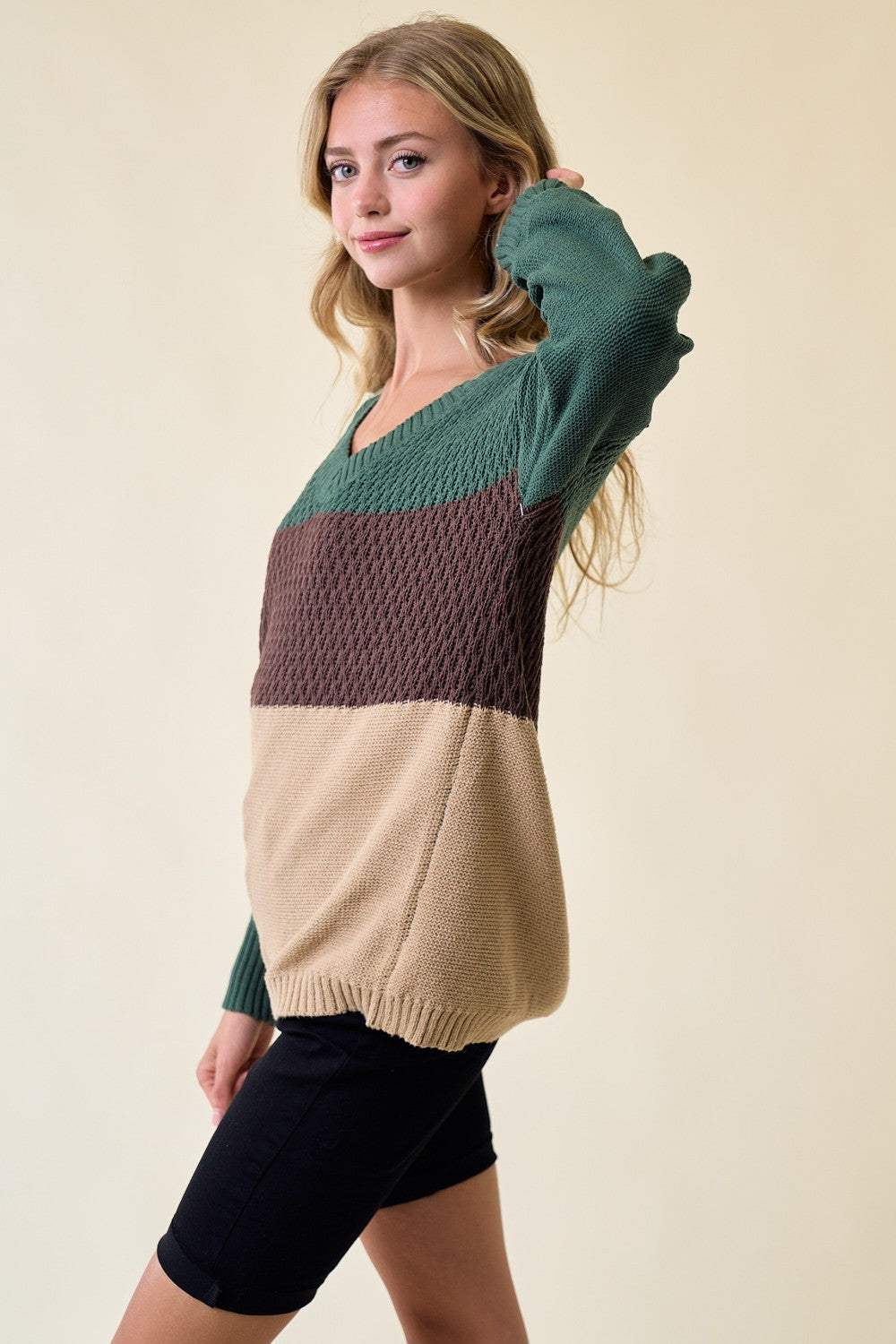 Sweater color block