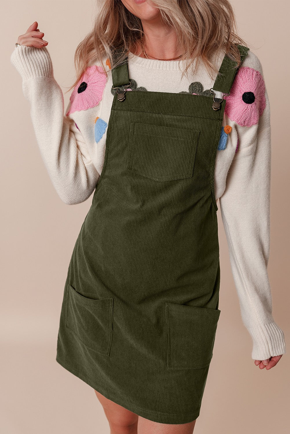 Dress corduroy overall