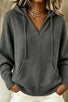 Ribbed Hoodie Sweater