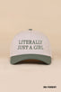 Just A Girl Cap