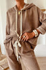 Hoodie Corduroy Pant Set