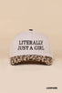 Just A Girl Cap