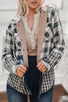 Patchwork Plaid Hooded Shacket
