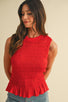 Ruffle Hem Tank Top