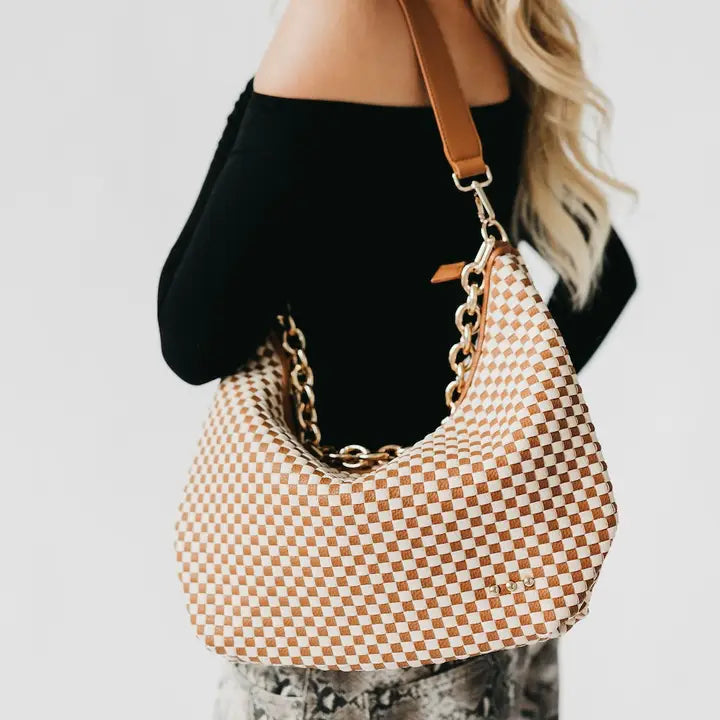 Sienna Woven Shoulder Bag