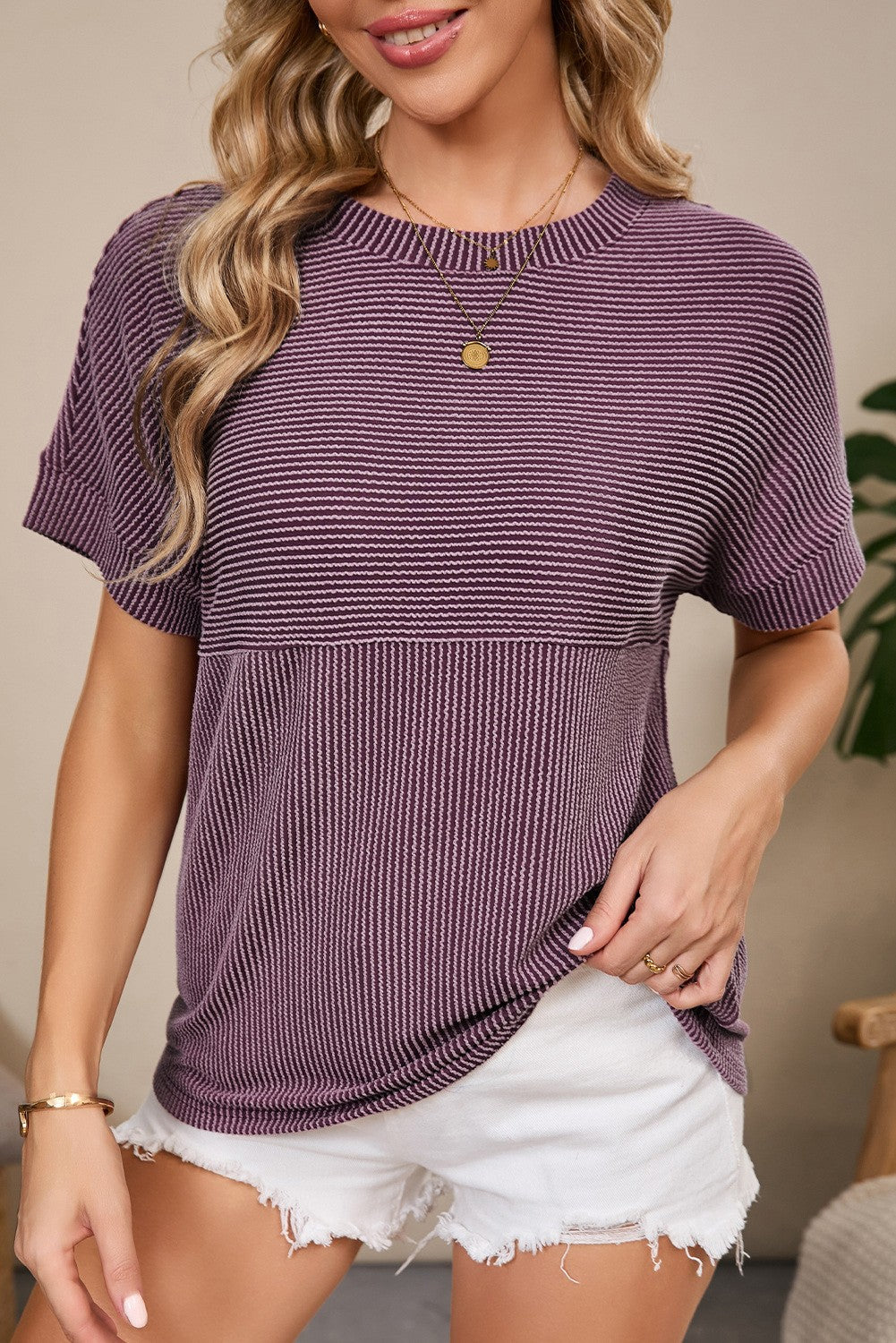Toadstool corded knit top