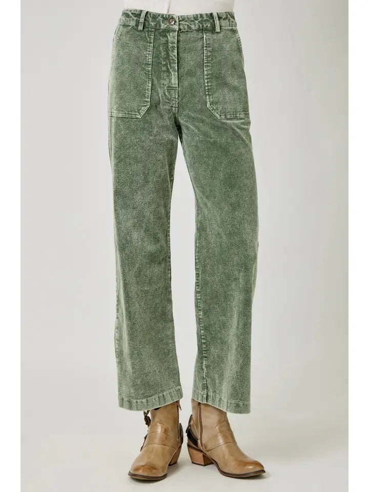 Washed Corduroy Trousers