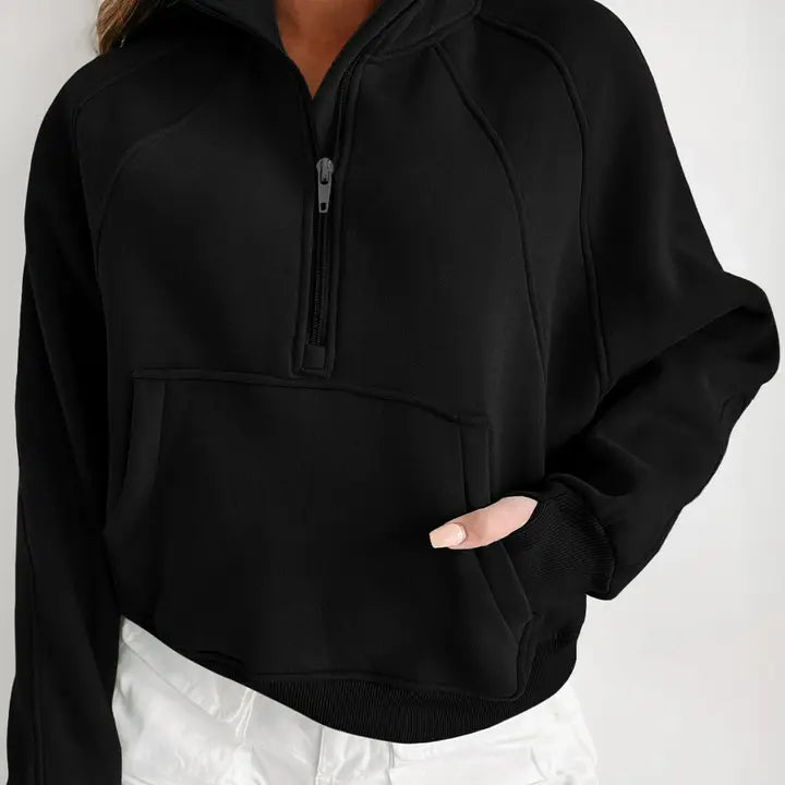 Sweatshirt vivienne half zp