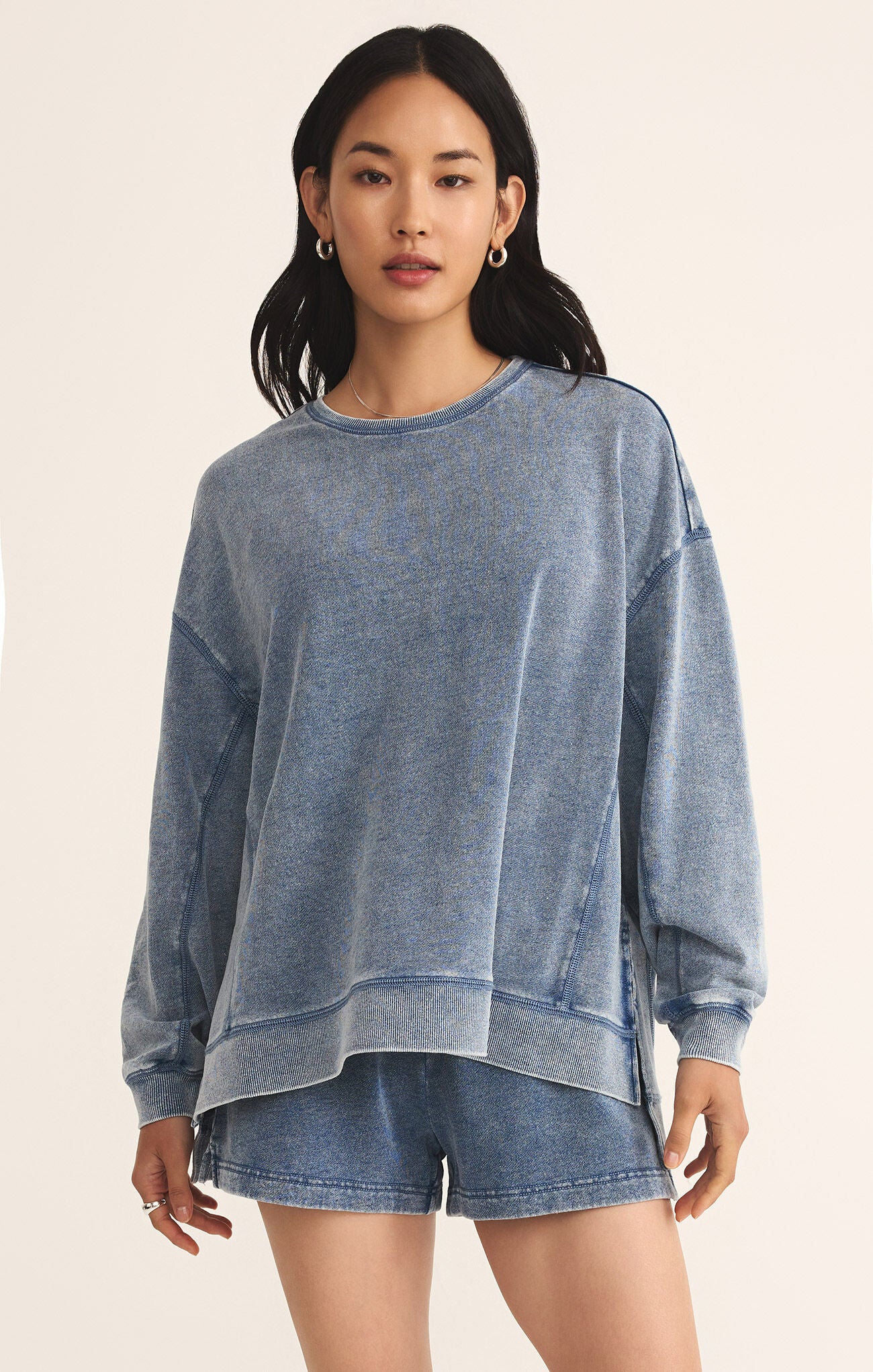 Z Supply Knit Denim Weekender