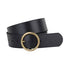 Wide Brass-Toned Ring Buckle